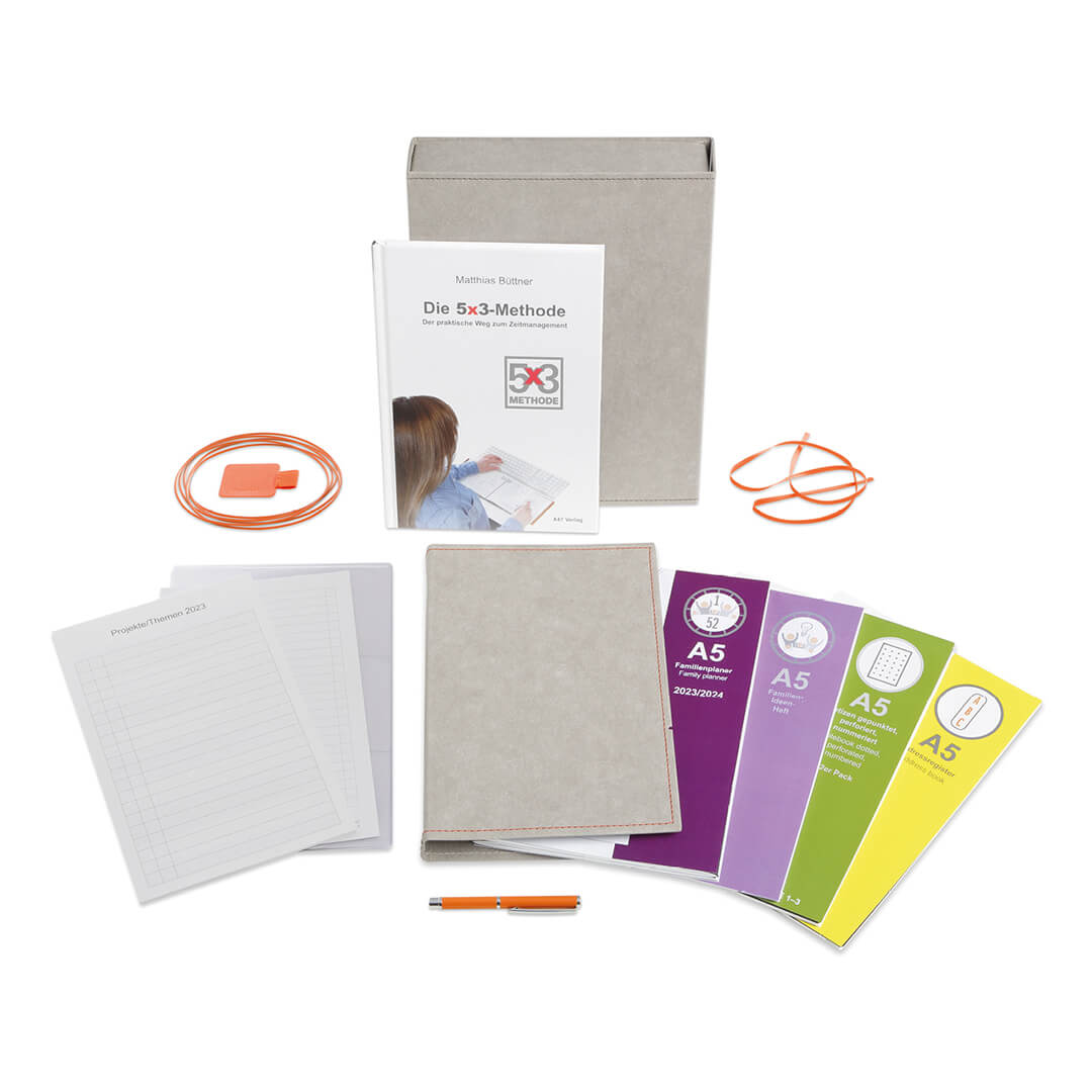 Der Familien-Planer ist die Lösung für Mütter und Väter, die sich im Alltag leichter und souveräner zurecht finden wollen. Hier als Paket in Natur-Texon