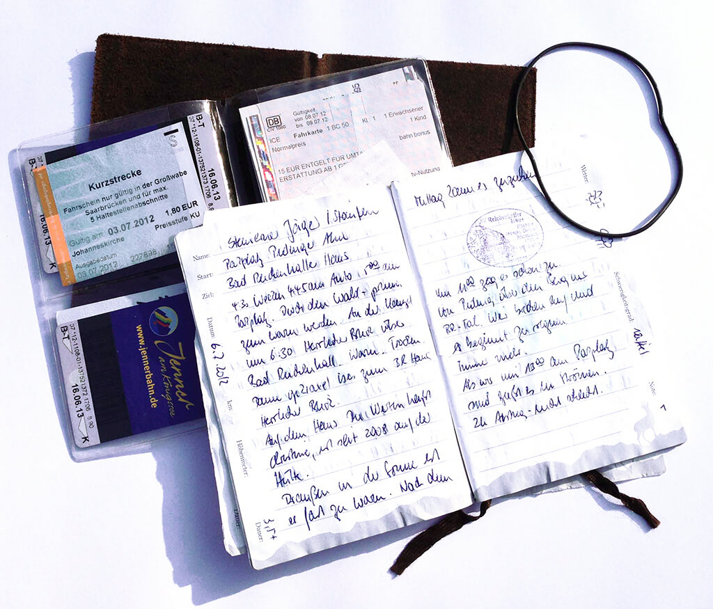 Alles dabei – Bergwandertour mit dem X17-Wandertagebuch