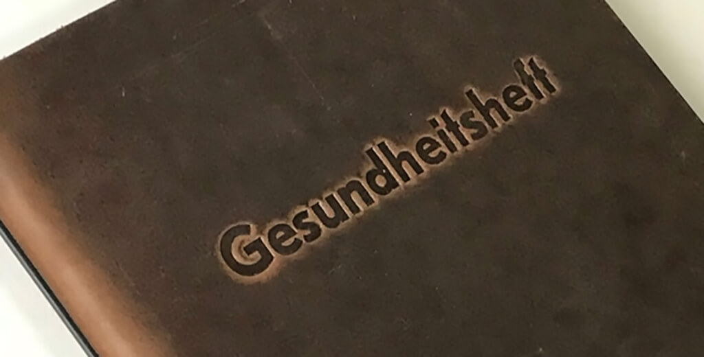 X17 Gesundheitsheft Leder