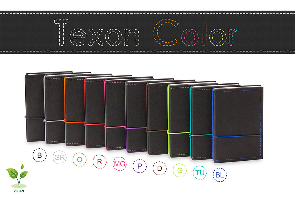 Vegan ist bunt! Die X17-Planer aus Texon schwarz