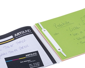 Der Schnellhefter für X17 Büroplaner im A5-Querformat. X17 A5+ Quer Schnellhefter Metallstreifen