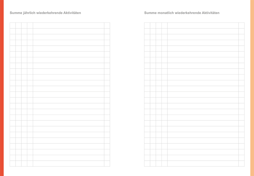 ICH-Strategie-Arbeitsheft von X17 im Format A5 für die akkurate Jahresplanung