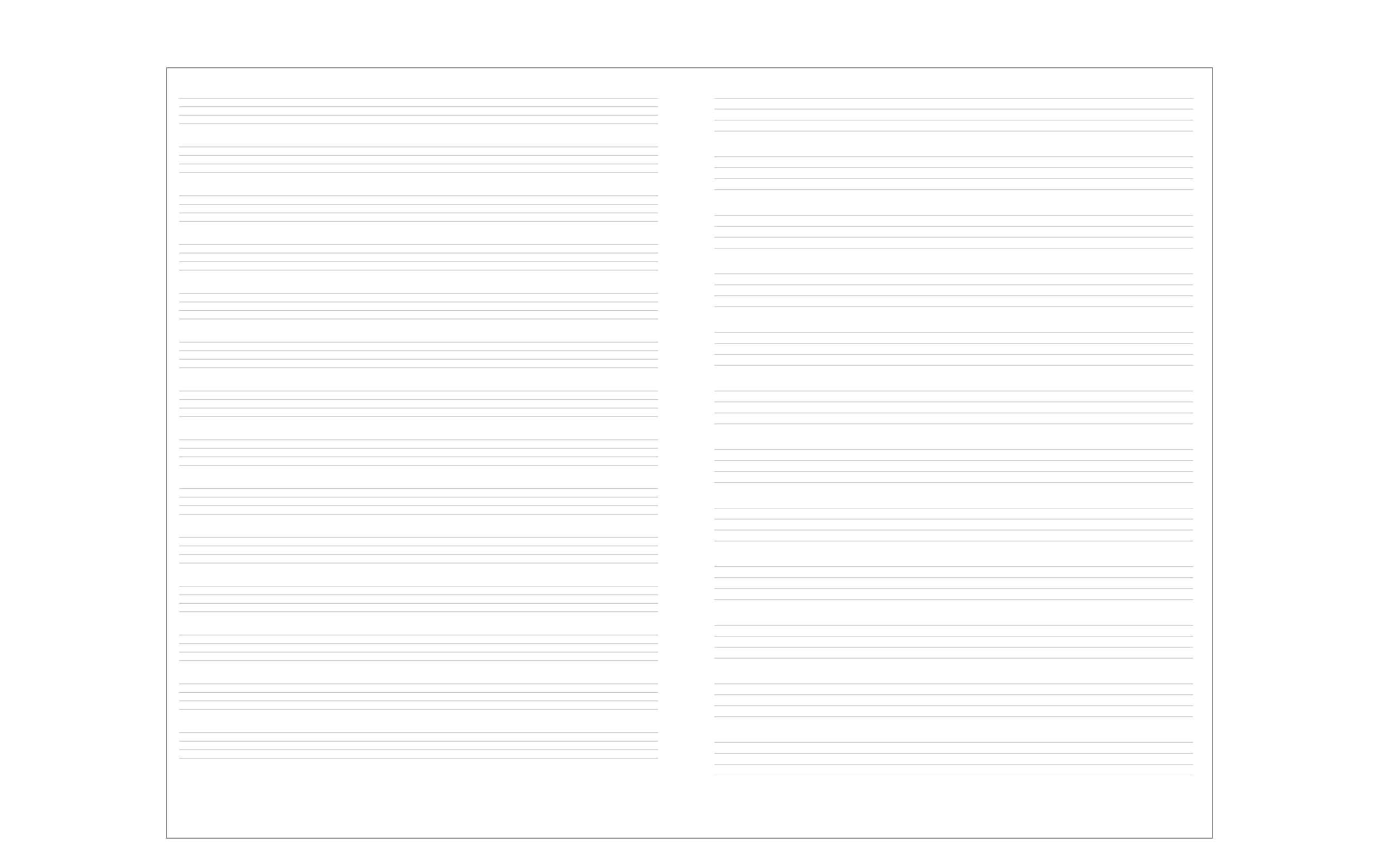 Die Lineatur vom Schreibübungsheft unterstützt Sie dabei, eine leichte und flüssige Handschrift zu entwickeln.