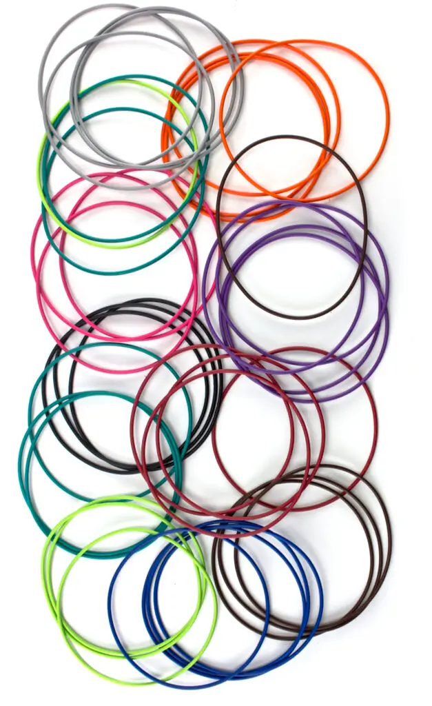 Die bunten ElastiX-Ringe sind das unverzichtbare Herstück eines X17-Ringbuches bzw Zeitplaner Made in Germany.